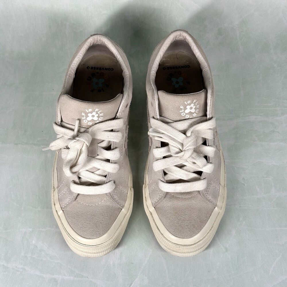 Converse Golf Le Fleur Shoes Mens Size 5 Women’s 7 One Star Ox Mono White Tyler - Picture 4 of 16
